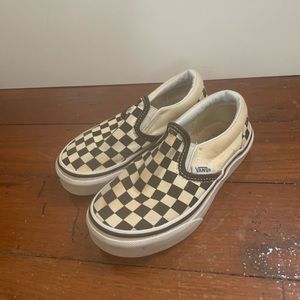 Kids checkered vans